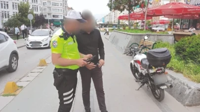 Araç trafiğine kapalı bölgelerde Polis ekiplerinden denetim