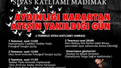 Eskişehir'de Sivas Katliamı Anma Etkinlikleri Düzenleniyor