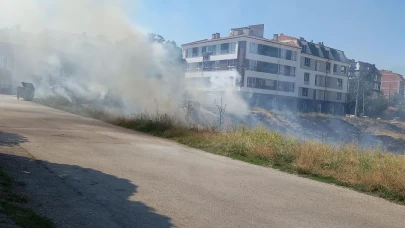 Otluk Alanda Çıkan Yangın Hızla Söndürüldü