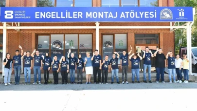 Tepebaşı Belediyesi'nden Engelliler Montaj Atölyesi