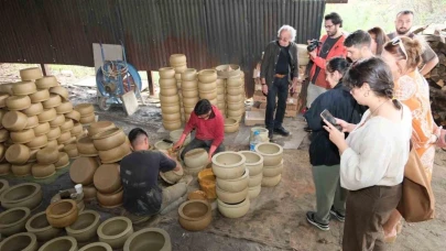 Ahşap Heykel Festivalinde Eserler Şekillenmeye Başladı