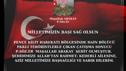 Eskişehir Valisi’nden Şehit Abakay’a Taziye Mesajı