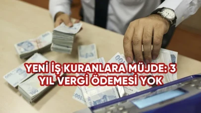 Yeni İş Kuranlara 3 Yıl Vergi Muafiyeti: Girişimciler İçin Büyük Fırsat