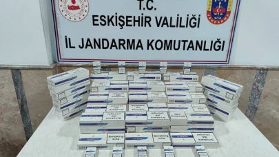 Jandarma Ekipleri Kaçak Sigara Operasyonu Gerçekleştirdi