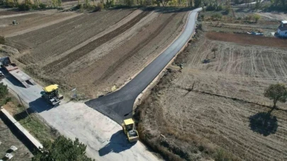 Erenköy - Çokçapınar Yolunun Sıcak Asfalt Yapım Çalışması Tamamlandı