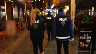 Polis eğlence mekânlarında huzur uygulaması yaptı