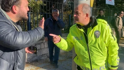 Eskişehir'de Kazadan Görüntü Alan İHA Muhabirine Trafik Polisinden Sözlü ve Fiziki Müdahale