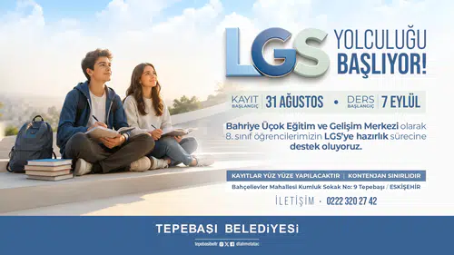 Tepebaşı’nda LGS Hazırlık Kursu İçin Kayıtlar Başlıyor