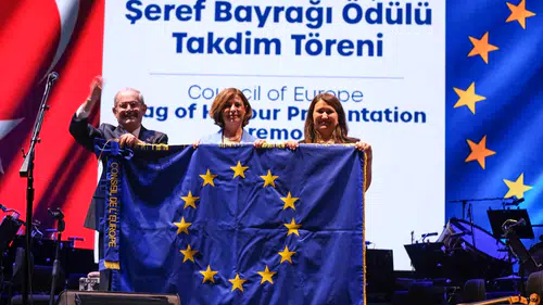 Eskişehir’e Avrupa Konseyi’nden “Şeref Bayrağı” ödülü takdim edildi