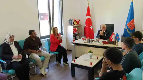 Eskişehir’de çocuklardan gazilere 19 Eylül ziyareti