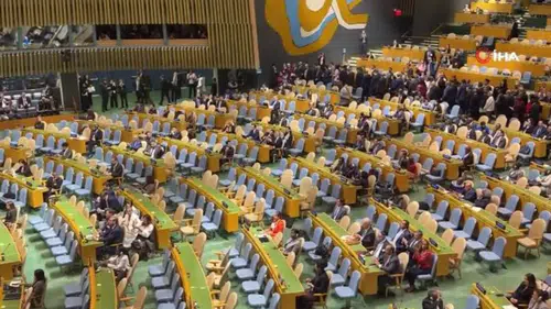 Netanyahu Kürsüye Geldi, Heyetler Salonu Terk Etti