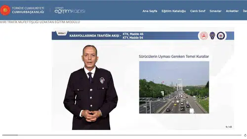 AÖF ve EGM’den trafik güvenliği için dijital eğitim