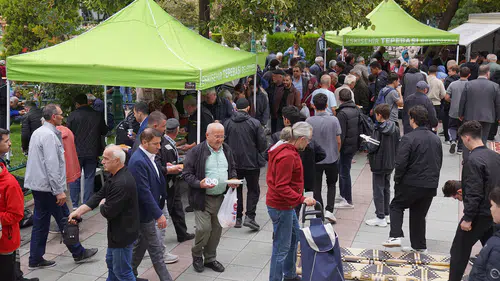 Tepebaşı’nda Ahilik Haftası’na özel pilav ikramı