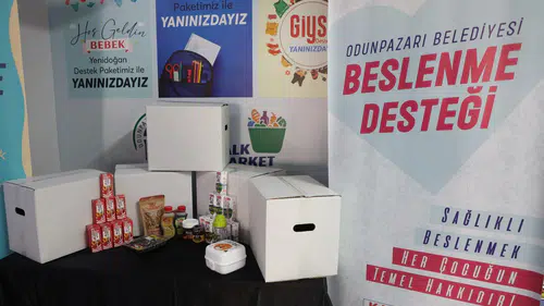 Odunpazarı Belediyesi'nden 200 öğrenciye beslenme desteği
