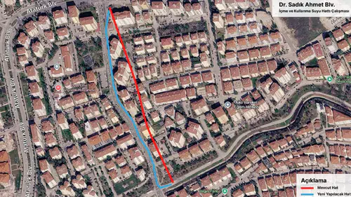 Dr. Sadık Ahmet Bulvarı’nda Bir Şerit Trafiğe Kapanacak