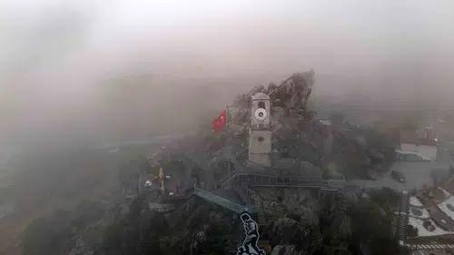 Sivrihisar’da Sis Denizini Andıran Manzara