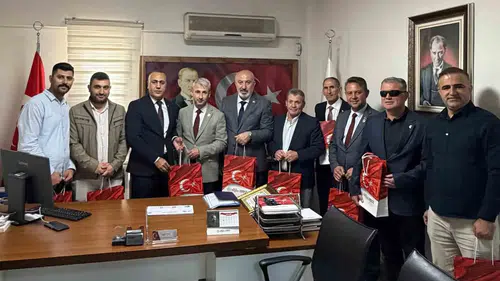Manisa'da şehit yakınları ve gazilerden belediyeye vefa ziyareti