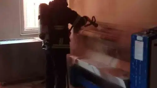 Gerede'deki kız yurdunda ütü kaynaklı yangın paniği