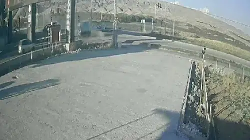 Malatya-Sivas kara yolunda şiddetli çarpışma: Güvenlik kamerası kaza anını saniye saniye kaydetti