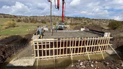 Bolu'da sel riskine karşı 6 köyde ulaşım altyapısı baştan aşağı yenileniyor