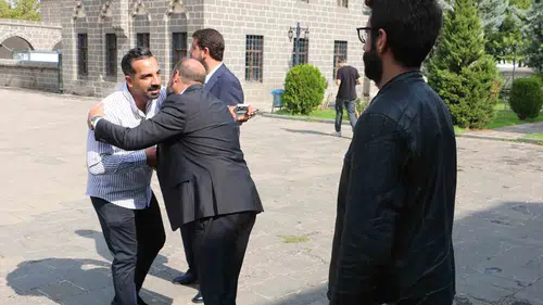 Bozkuş ailesinin acı gününde Diyarbakır iş ve siyaset dünyası bir araya geldi