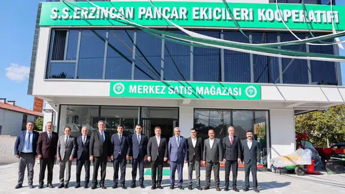 Erzincan Valisi Aydoğdu'dan Pancar Ekicileri Kooperatifine ziyaret