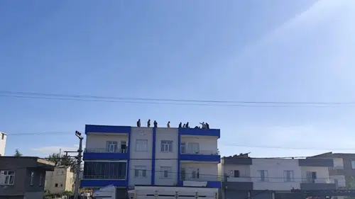 Bismil'de fırtına sonrası onarım çalışması faciayla sonuçlandı