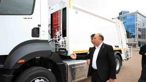 Alaca'nın temizlik hizmetlerine bakanlık desteği