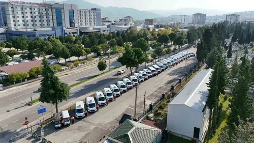 Samsun'da cenaze hizmetleri 14 ilçede 29 araçla ücretsiz yürütülüyor