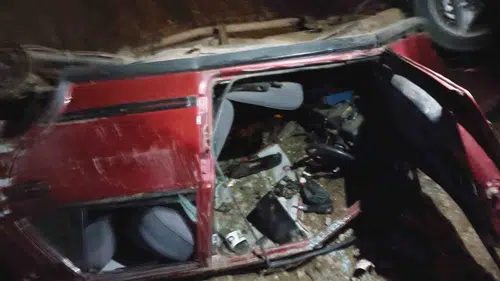 Düziçi'nde köprü inşaatına uçan otomobildeki çocuğun yürek burkan anları