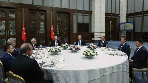 Yargı dünyasının zirvesi Cumhurbaşkanlığı Külliyesi'nde buluştu