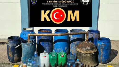 Çorum'da kaçak içki üretimine büyük darbe: 4 adrese eş zamanlı baskın