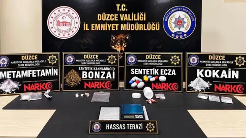 Düzce'de narkotik ve kaçakçılık operasyonları: 46 şüpheliye yasal işlem