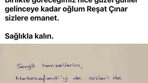 Merkezefendi Belediye Başkanı Şeniz Doğan’dan cezaevi yolunda veda mesajı