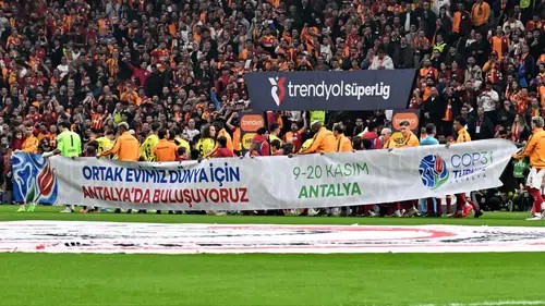 Süper Lig sahalarında iklim değişikliği mesajı: COP31 için yeşil çağrı