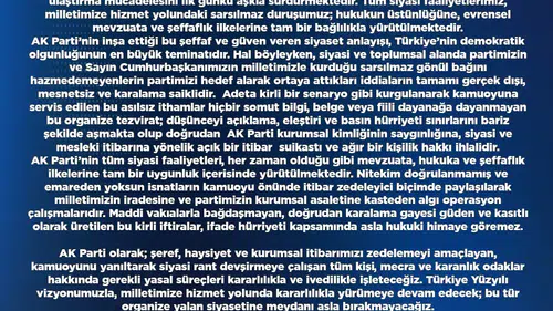 AK Parti'den sosyal medya operasyonlarına karşı hukuki hamle: İtibar suikastına geçit yok