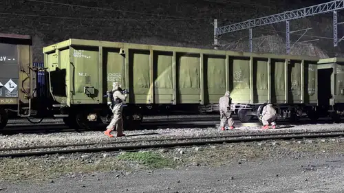 Eskişehir çıkışlı yük treninde nitrik asit paniği: Vagon karantinaya alındı
