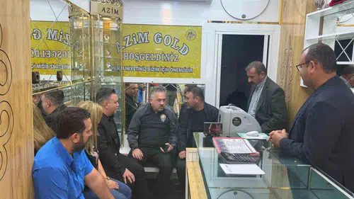 Diyarbakır'da kuyumcuya yönelik haraç saldırısı sonrası emniyetten kritik ziyaret