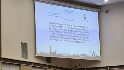 Tepebaşı Belediyesi “Barış İçin Belediye Başkanları”na Katıldı