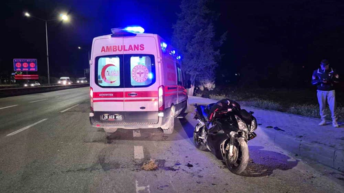 Eskişehir Çevre Yolu’nda Motosiklet Kazası