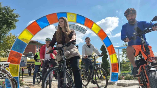 Eskişehir’de Bisikletlilerden Trafikte Farkındalık Turu