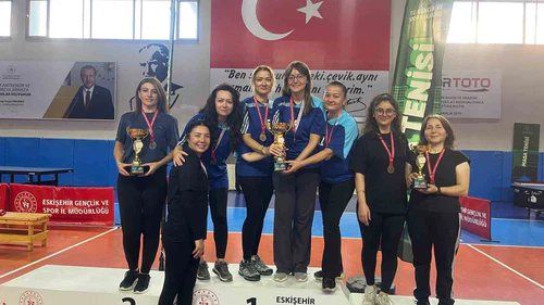 Eskişehir’de masa tenisi şampiyonları belli oldu
