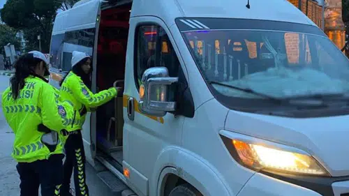 Eskişehir’de Okul Servisleri ve Çevreleri Denetlendi
