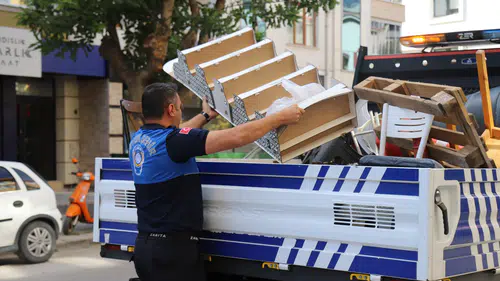 Eskişehir’de Zabıta Kaldırım İşgallerine Geçit Vermedi