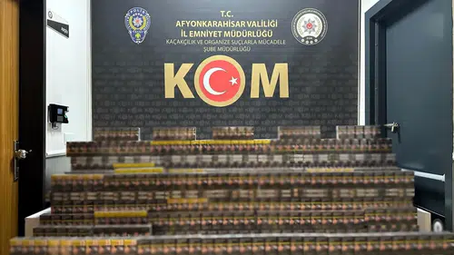 Sultandağı'nda kaçak sigara operasyonu: İki gözaltı
