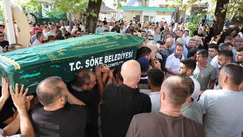 Söke’yi yasa boğan veda: Genç futbolcu Mithat Özgür İnce toprağa verildi