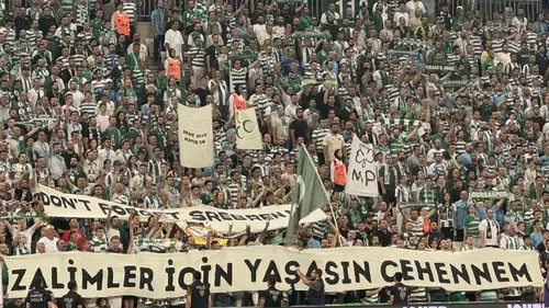 Bursaspor tribünlerinden Kızılyıldız'a Srebrenitsa yanıtı