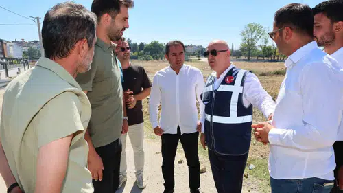 Darıca Belediye Başkanı Muzaffer Bıyık saha çalışmalarını yerinde denetledi