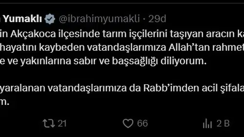 Akçakoca'da tarım işçilerini taşıyan araca tır çarptı: 4 ölü, 9 yaralı