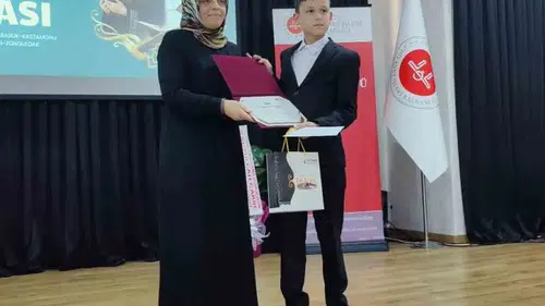 Devrekli hafızlar Tokat'taki bölge finalinde kürsüye çıktı